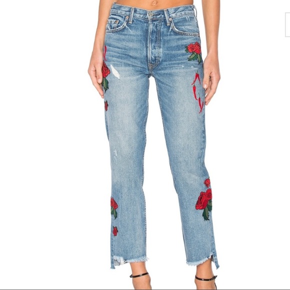 GRLFRND x Revolve Helena High Rise Straight Jean - Picture 2 of 12